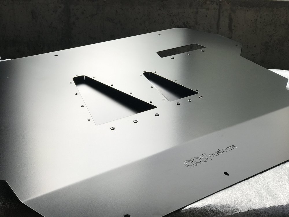 2016-2018 Ford Focus RS Aluminum Skid Plate — ADF Customs